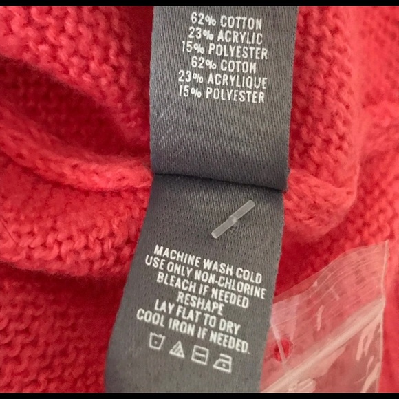 Aerie Long Sleeve Coral V-Neck Cardigan NWOT - Picture 3 of 4